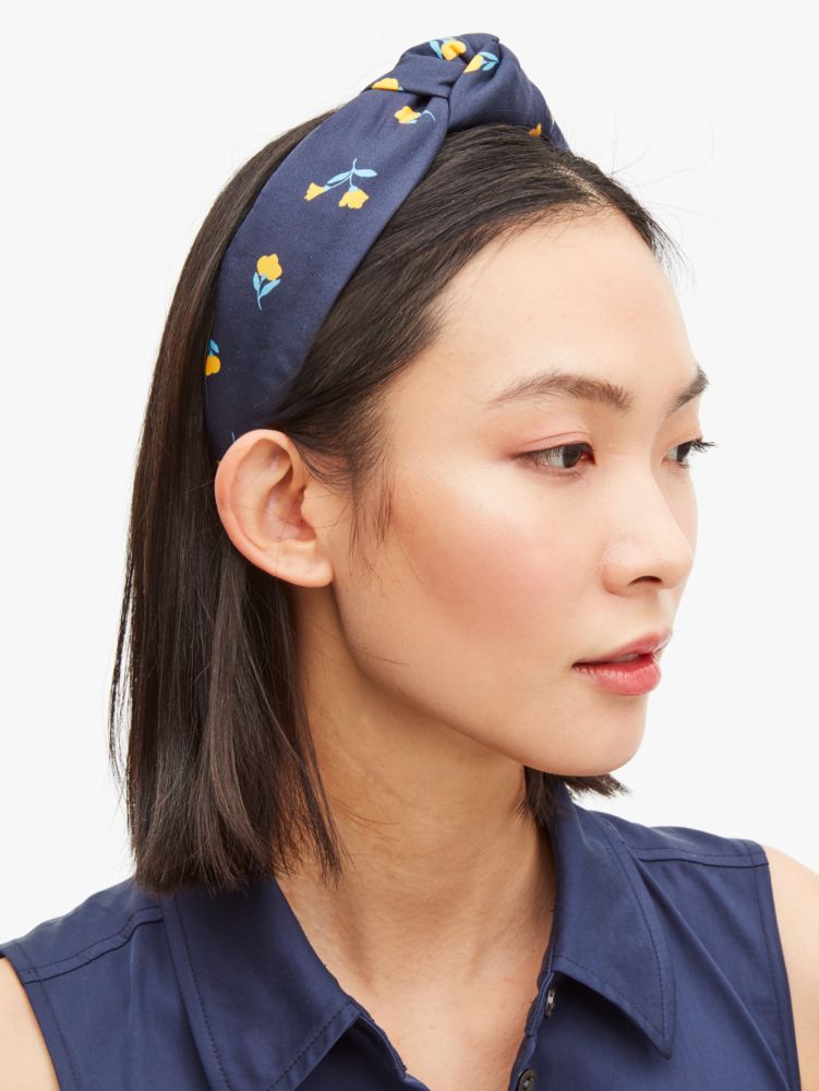 dainty bloom headband, SQUID INK, ProductTile