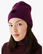 Flocked Spade Beanie, Fig Paste, Product