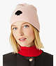 Flocked Spade Beanie, Rose, ProductTile
