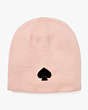 Flocked Spade Beanie, Rose, Product