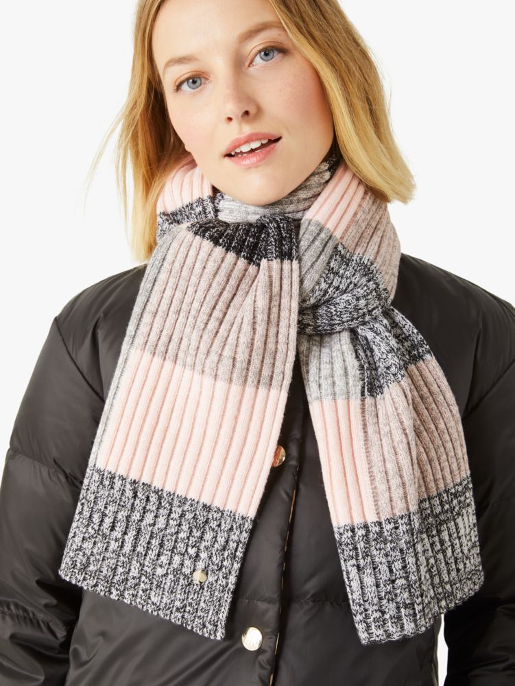 mouliné patch scarf, MULTI, Product