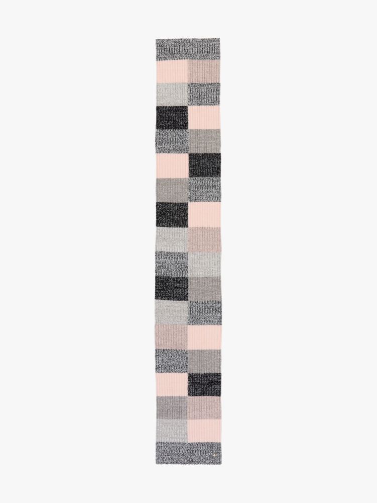 mouliné patch scarf, MULTI, Product