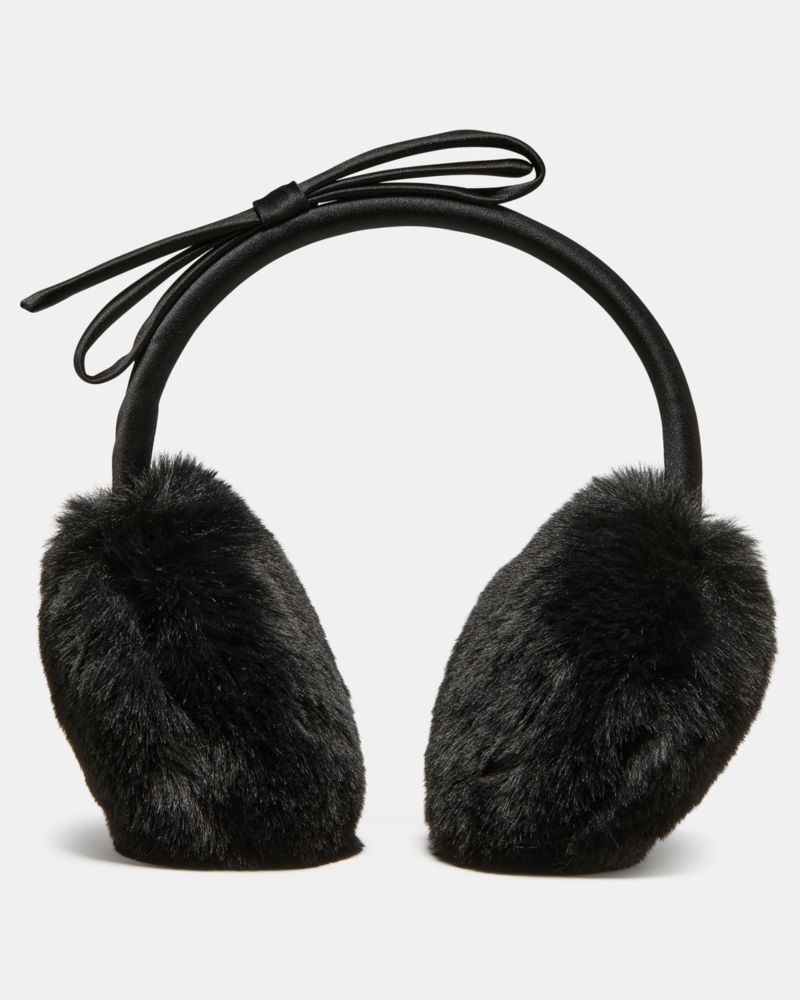 Kate Spade Shoelace Bow Earmuffs