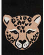 Leopard Face Beanie, Black, Product