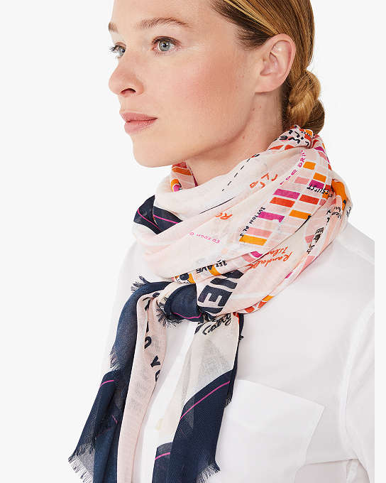 Nyc Map Oblong Scarf | Kate Spade New York