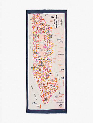 NYC Map Schal, rechteckig, , rr_productgrid