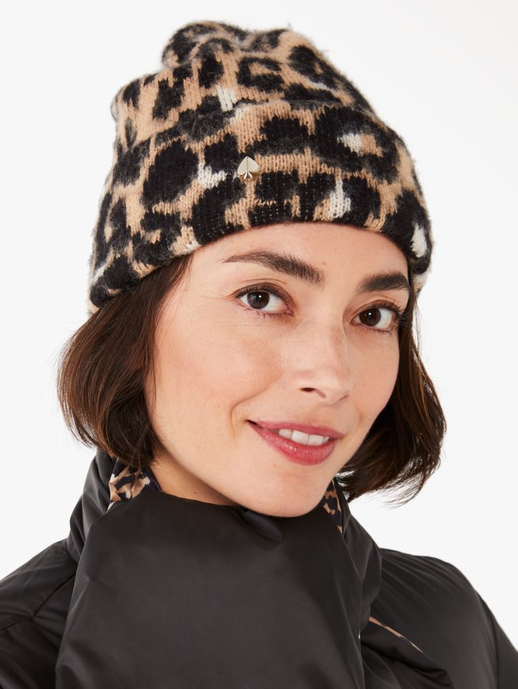 Brushed Leopard Beanie | Kate Spade Surprise
