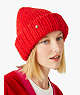 Hand-knit Beanie, Candied Cherry, ProductTile