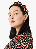 dotty leopard ruched headband, , s7productThumbnail