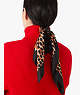 Dotty Leopard Hair Tie & Bandana Set, Silt, ProductTile