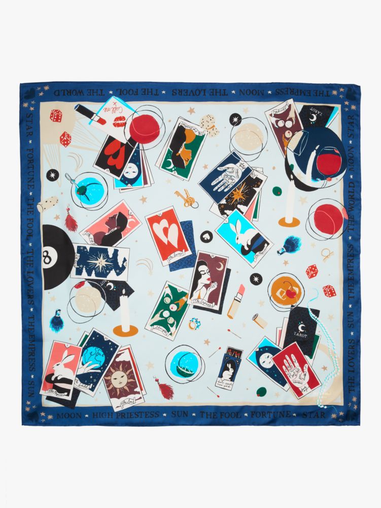 Tarot Card Reading Silk Square Scarf | Kate Spade New York