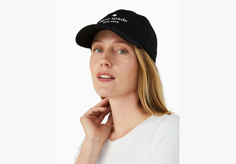 Logo Baseball Cap, Black/Glitter, Product