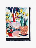 flower pot jungle oblong scarf, , s7productThumbnail
