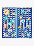 travel stickers silk square scarf, , s7productThumbnail