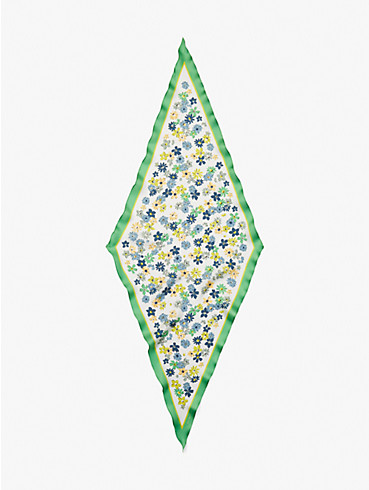 floral medley silk diamond scarf, , rr_productgrid