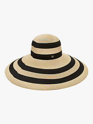 striped sun hat by kate spade new york hover view