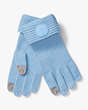 Logo Waffle Tech Gloves, FROSTY SKY, Product