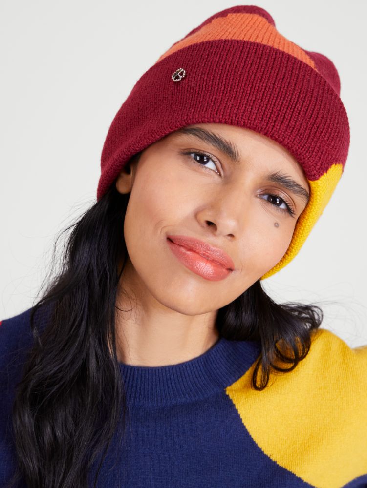 Dot Party Beanie, Chai Red, Product image number 0