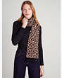 Leopard Scarf, CASHEW, Product