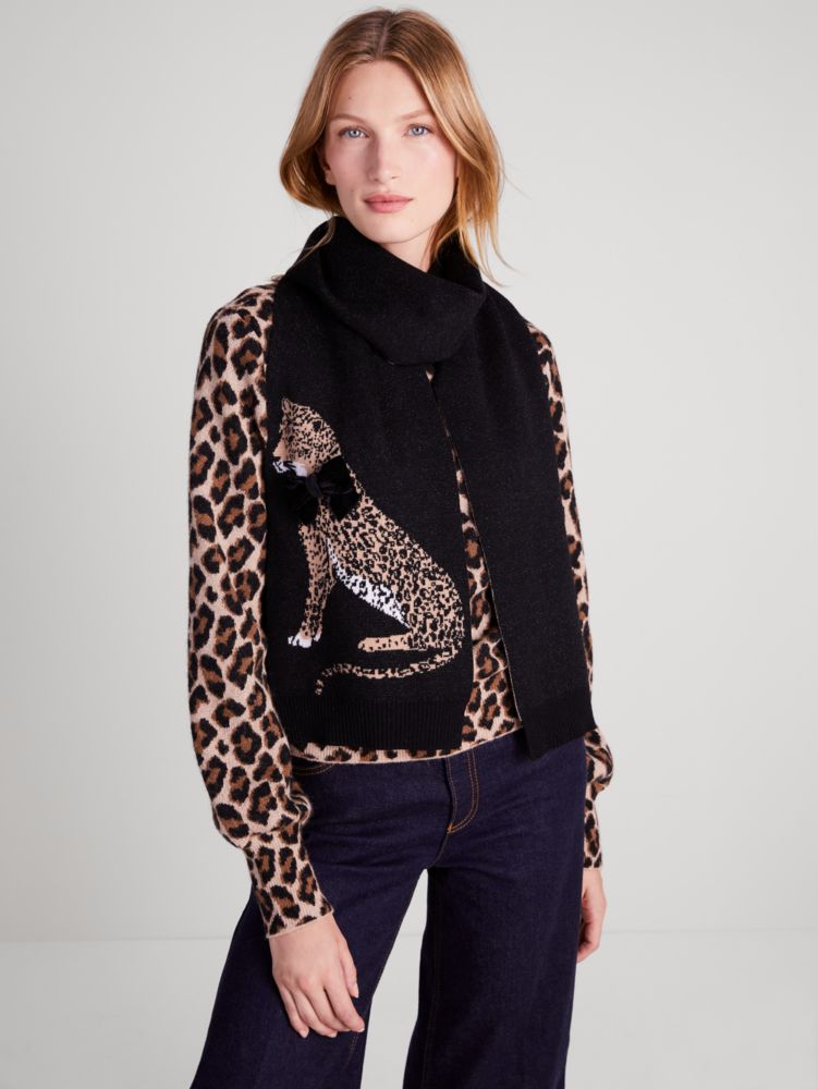 Leopard Critter Scarf | Kate Spade New York