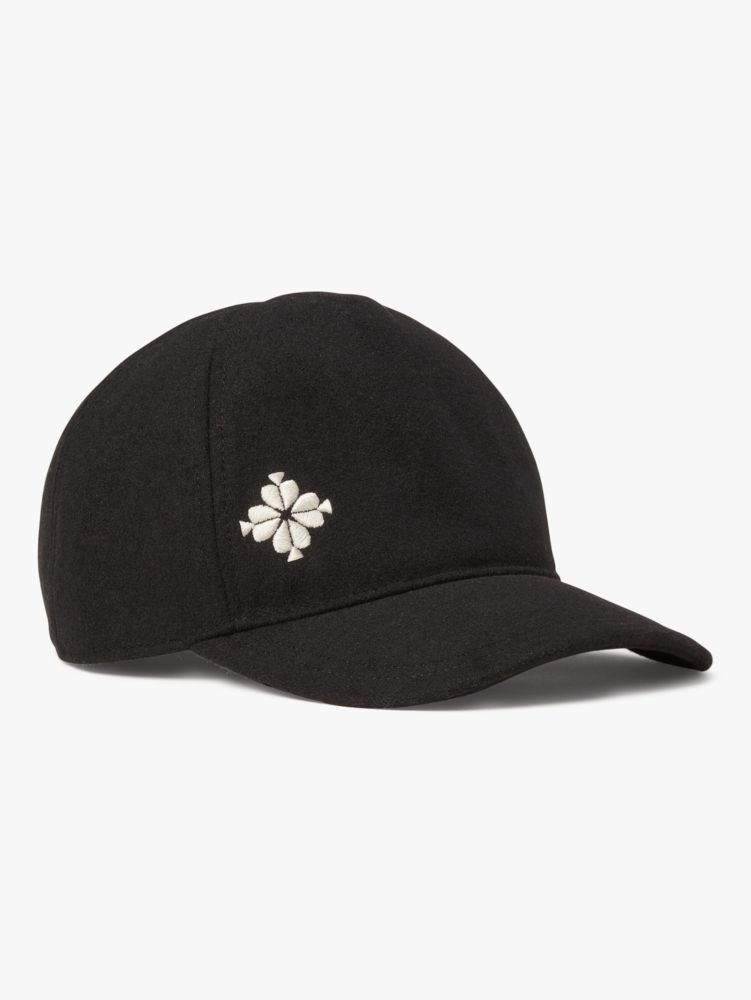 Spade Flower Wool Baseball Cap | Kate Spade New York