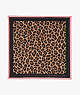 Lovely Leopard Cotton-silk Bandana, CASHEW, ProductTile