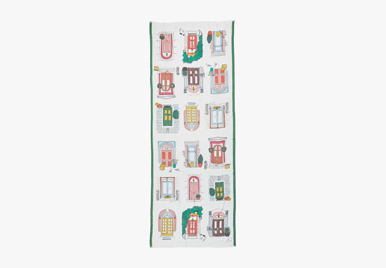 Doors Of New York Oblong Scarf, Multi, Product