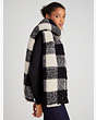 Autumn Check Yarn-dyed Scarf, Black, Product