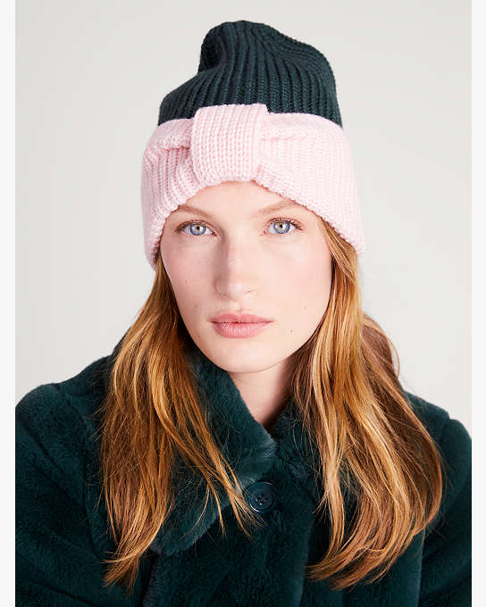 Top 35+ imagen kate spade beanie with bow