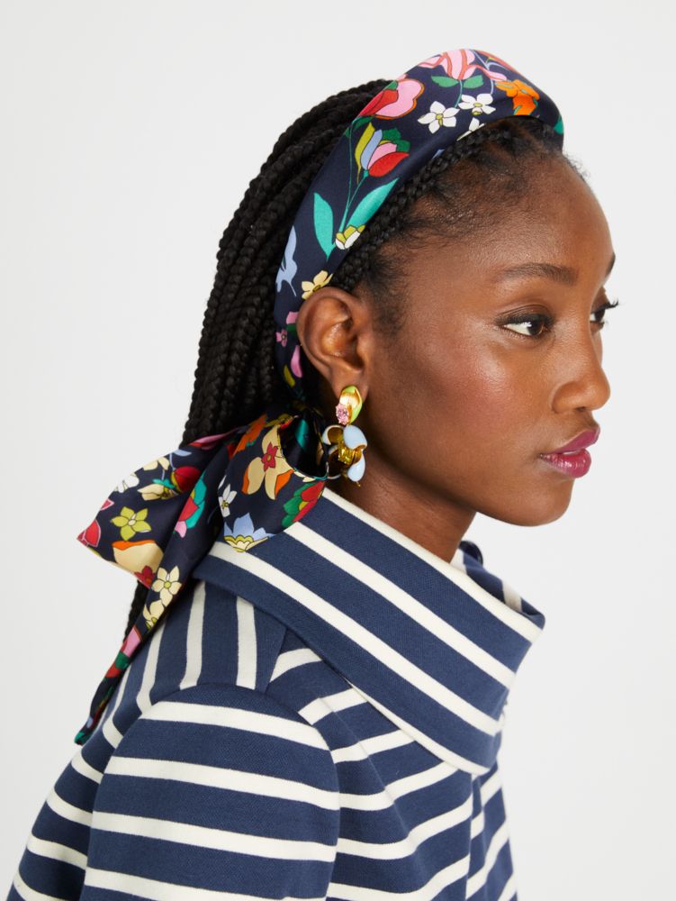 Flower Bed Silk Headband Kate Spade New York