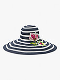Flower Embroidered Sunhat, , s7productThumbnail