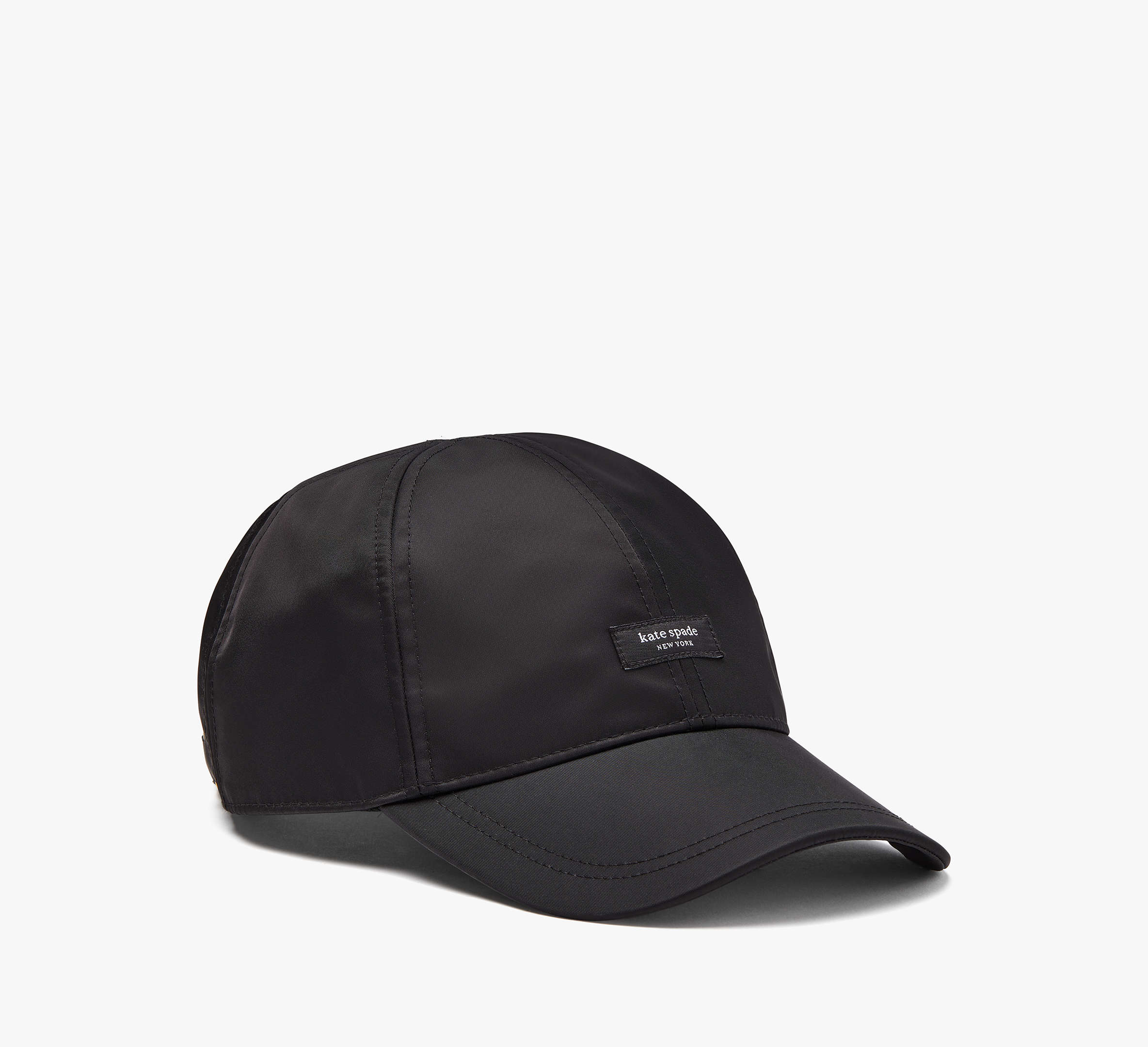 Kate Spade Sam Nylon Baseball Hat In Black
