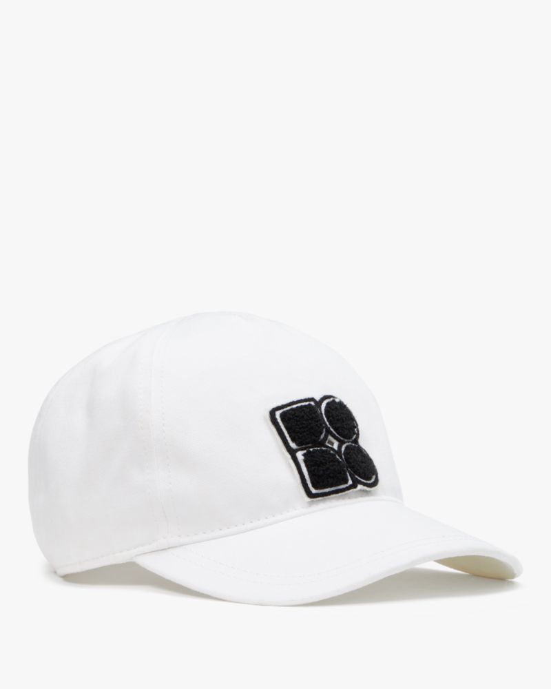 Shop Kate Spade Noel Patch Baseball Hat In White