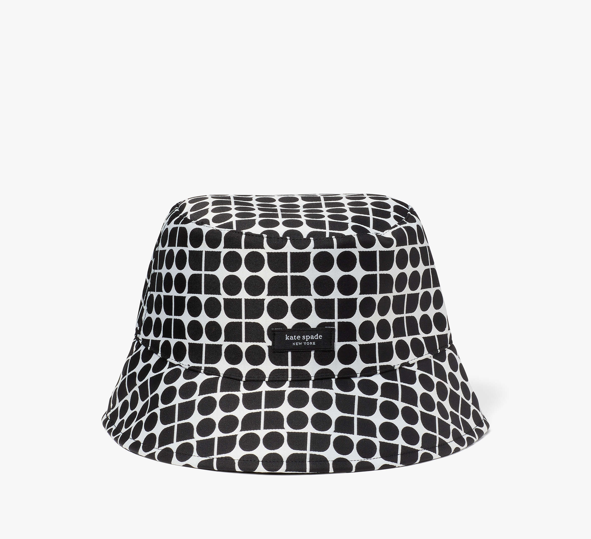 Shop Kate Spade Noel Reversible Bucket Hat In Cream Black