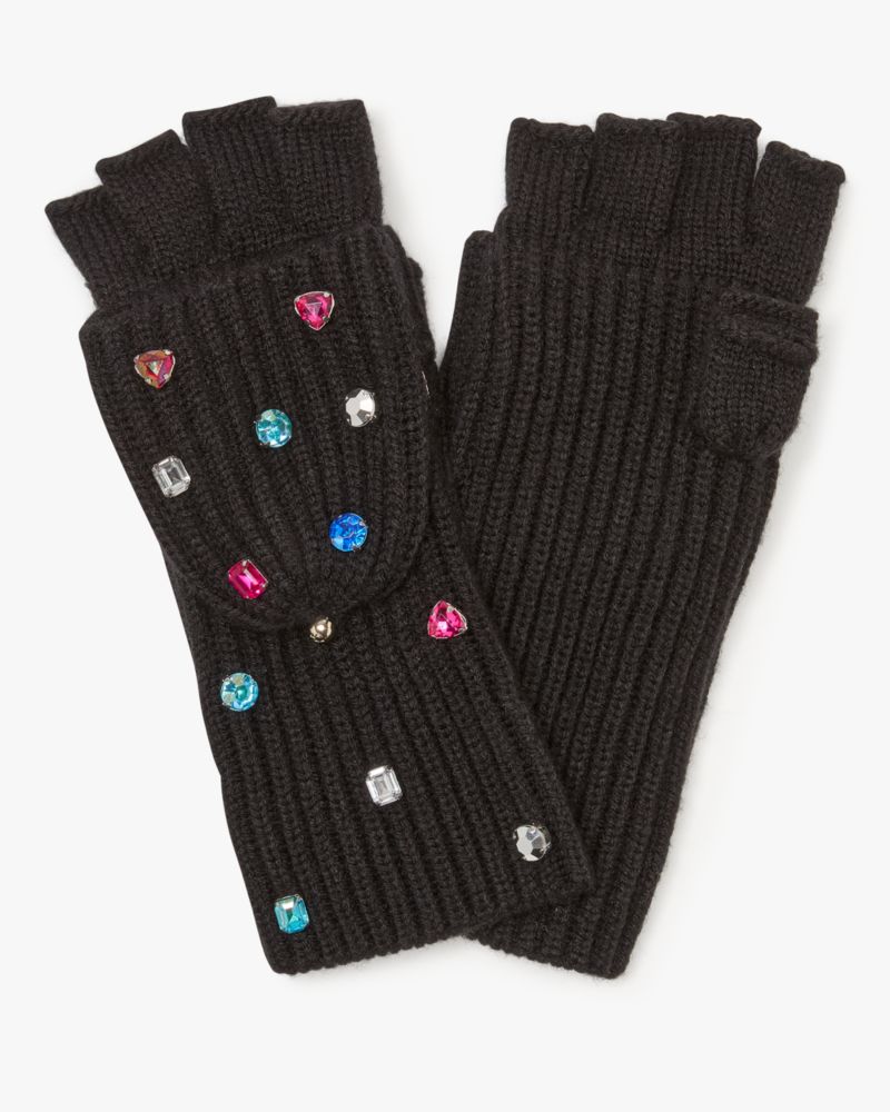 Embellished Pop Top Mitten