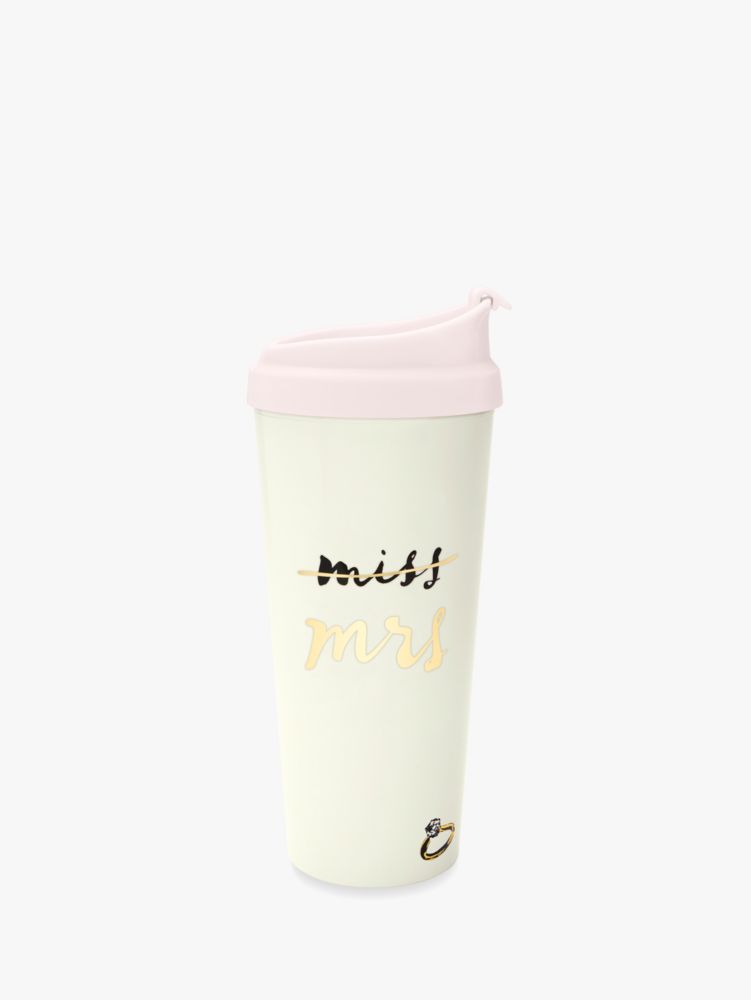 "miss To Mrs" Thermal Mug, BLUSH, Product