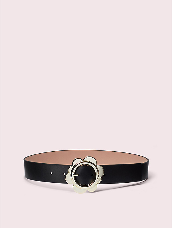 Women's black (001) flower belt | Kate Spade New York UK