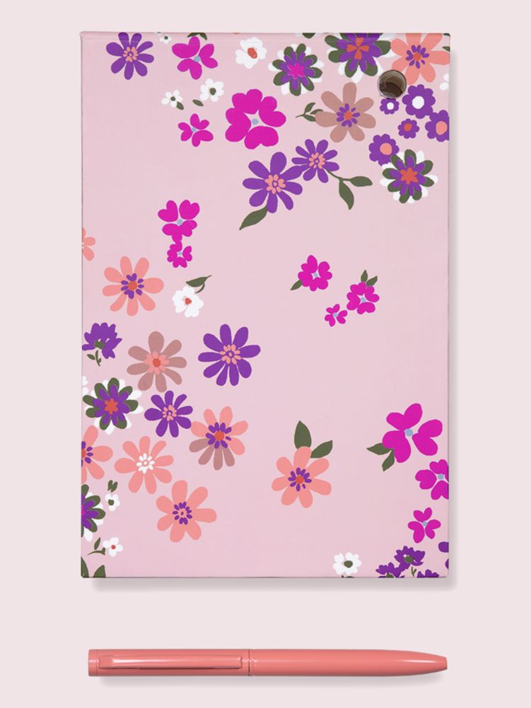 Pacific Petals Loose Note Holder & Pen, BLUSH, ProductTile