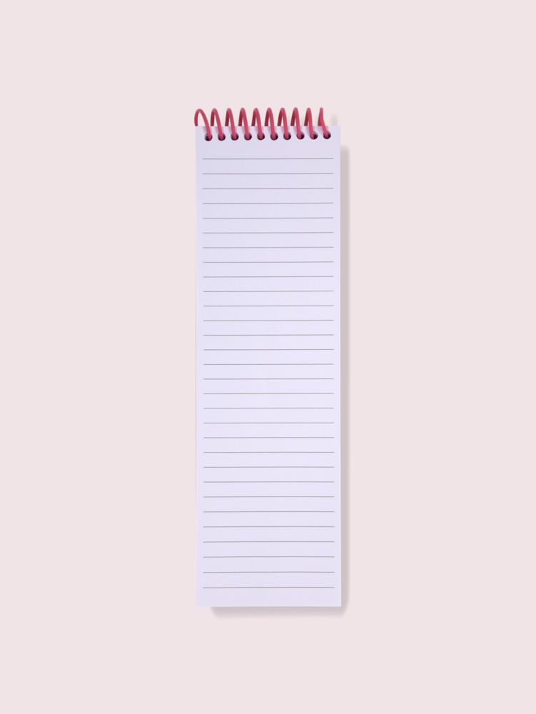 Long List Pad, Pomegranate, Product