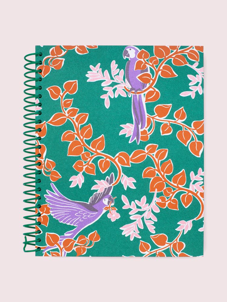 Bird Party Spiral Notebook, Blueberry Cobbler, Product