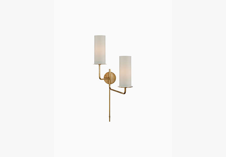 Larabee Dot Double Swing Arm Sconce, Gold, Product image number 0