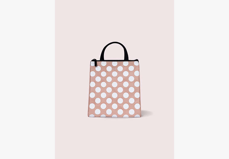 Jumbo Dot Lunch Bag, Leopard, Product