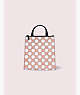 Jumbo Dot Lunch Bag, Leopard, ProductTile