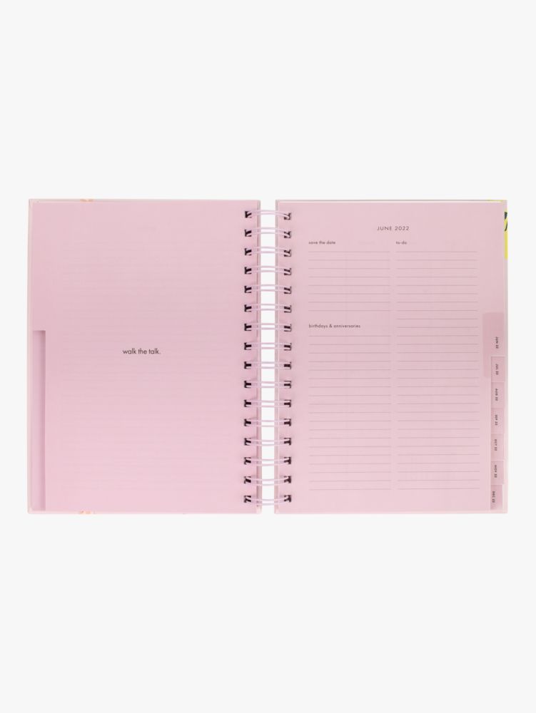 Fashionably Late Large 17-month Planner, Pomegranate, Product