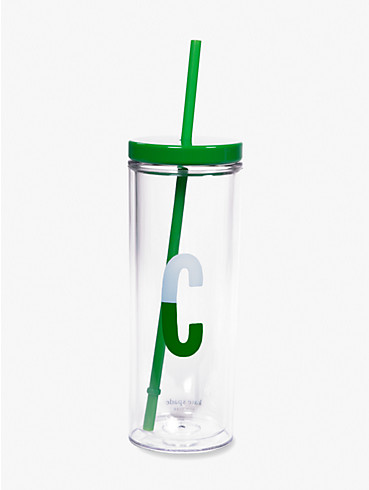 initial thermal tumbler with straw, , rr_productgrid