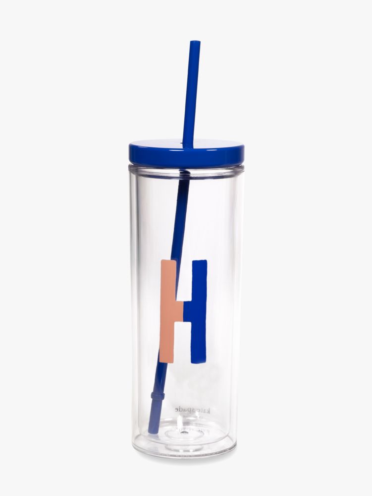 Initial Thermal Tumbler With Straw Kate Spade New York