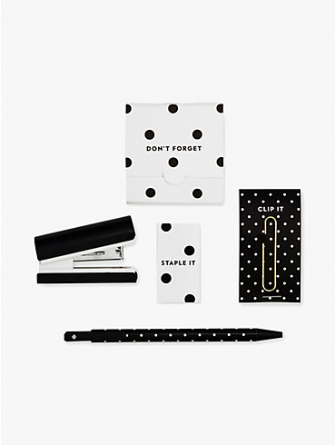 black spade dot mini desk accessory set, , rr_productgrid