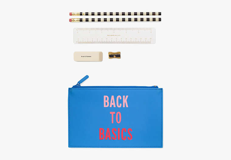 Back To Basics Pencil Pouch, Ocean Fog, Product image number 0