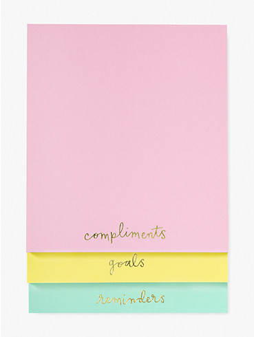 compliments, goals, reminders stacked notepad, , rr_productgrid
