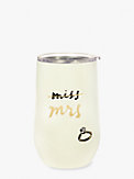 miss to mrs stainless steel stemless wine tumbler, , s7productThumbnail